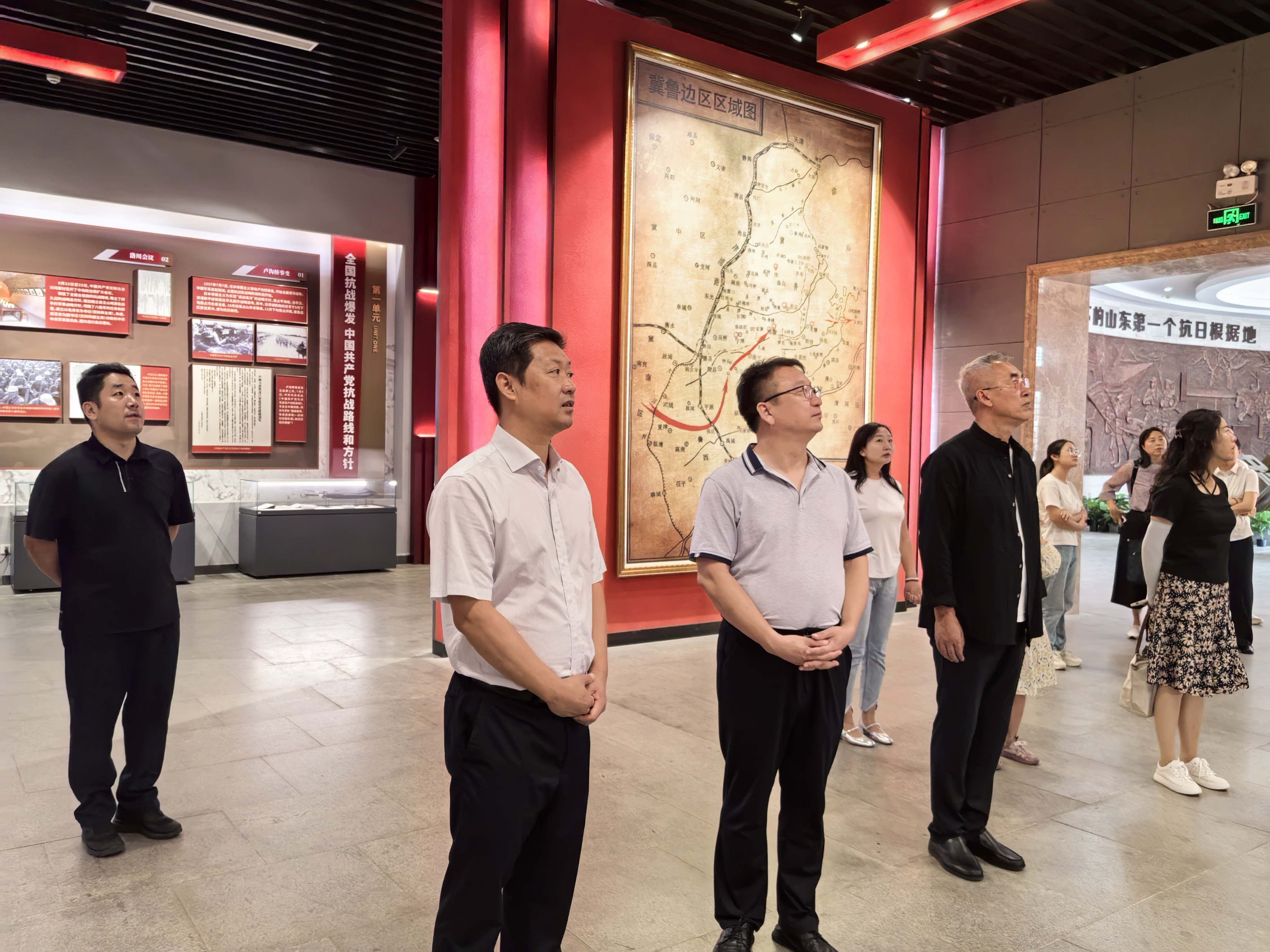 9月17日，济南市市中区委党校党员干部到冀鲁边区革命纪念馆参观学习.jpg