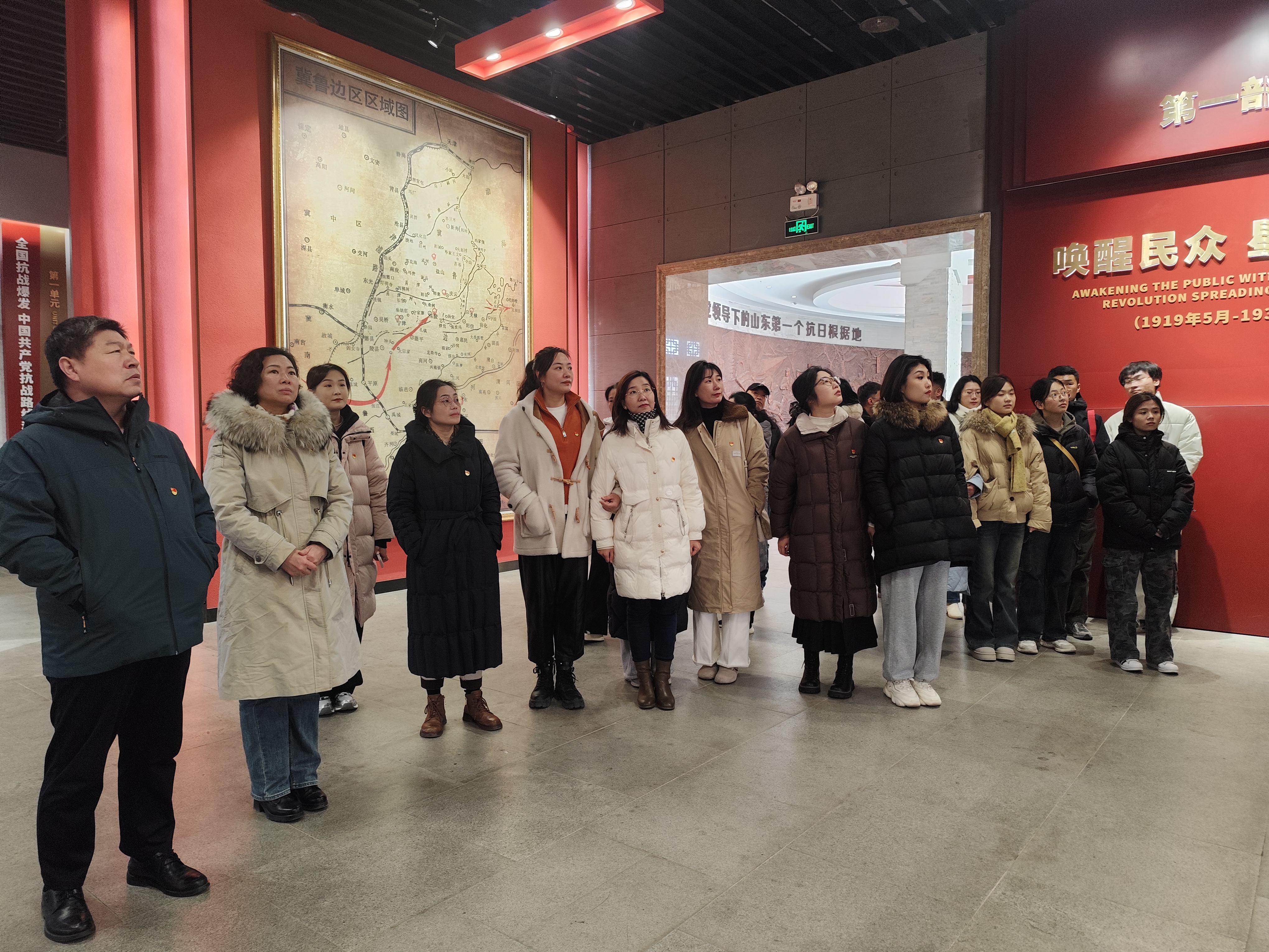 山东女子学院党员干部到冀鲁边区革命纪念馆参观学习