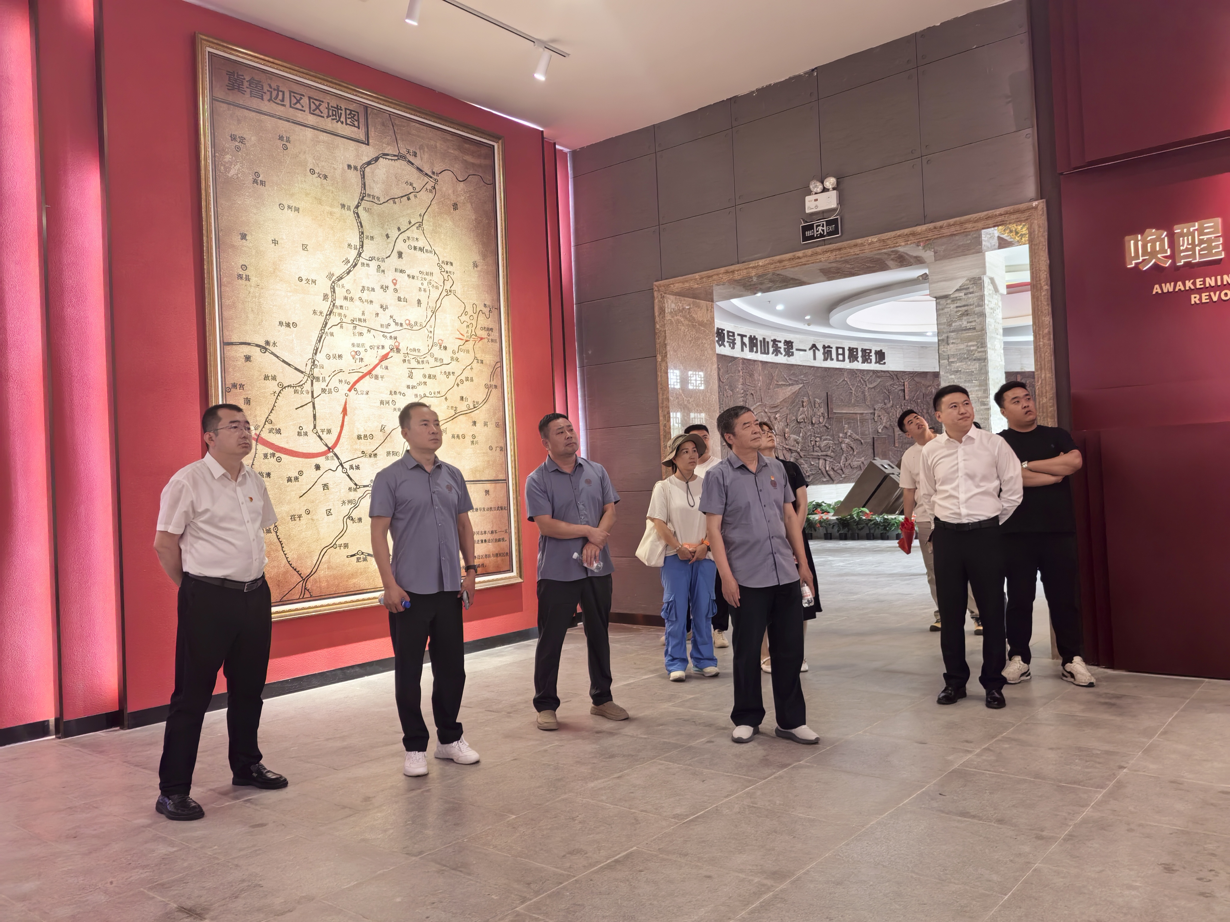 6月18日,山东省山西商会党支部到冀鲁边区革命纪念园参观学习.jpg 6月18日,山东省山西商会党支部到冀鲁边区革命纪念园参观学习.jpg